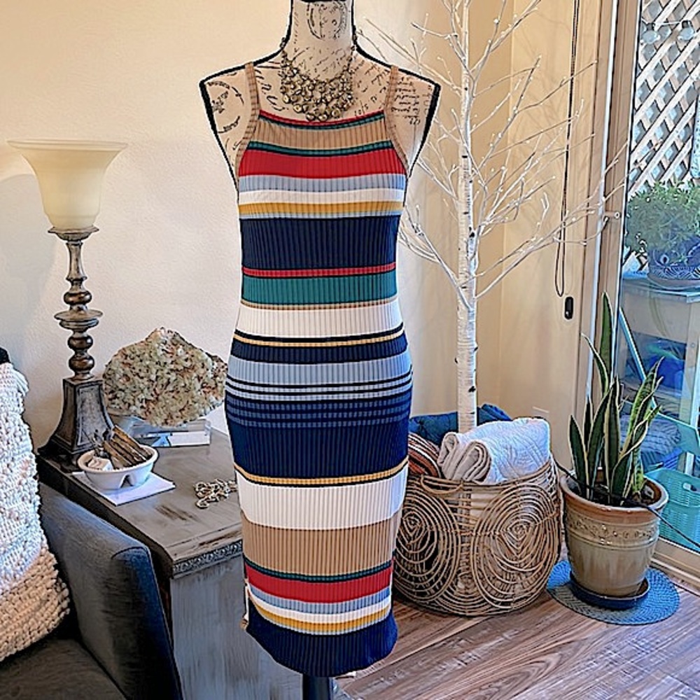 I ❤️ Joah Striped BodyCon Dress